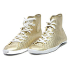 CONVERSE Womens Gold Sneaker High Top Footwear Synthetic UK 8.5 Lightweight