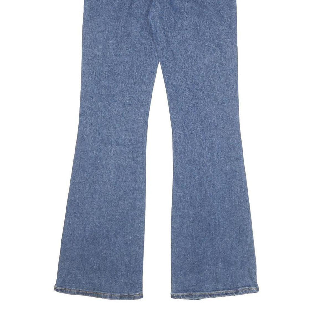 LEVI'S 726 Womens Jeans Blue Regular Flared Denim Medium W25 L29 Classic Fit Zip