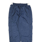 REEBOK Mens Joggers Blue S W26 L30 Polyester Blend Slim Tapered Fit Sportswear