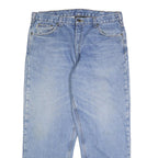 CARHARTT Mens Jeans Blue Relaxed Straight Denim Light W38 L30 Workwear