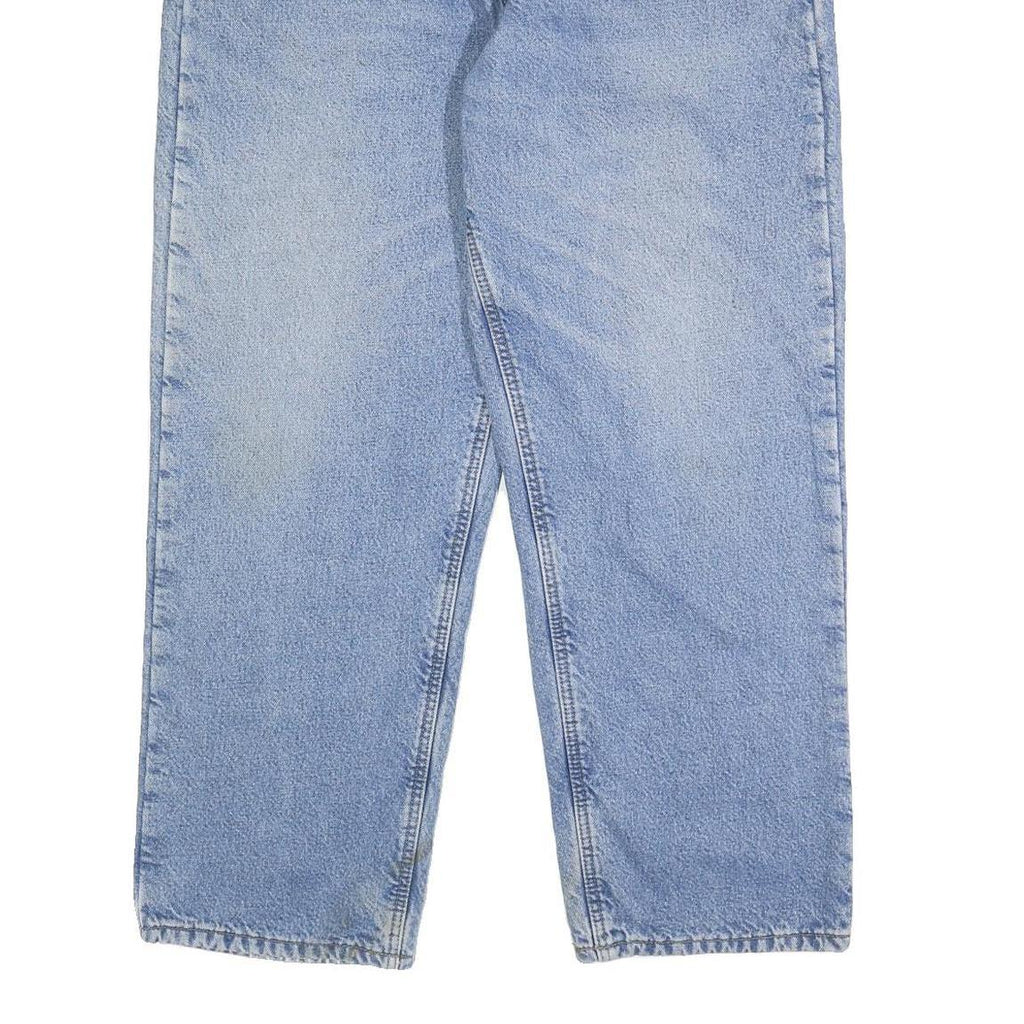 CARHARTT Mens Jeans Blue Relaxed Straight Denim Light W38 L30 Workwear