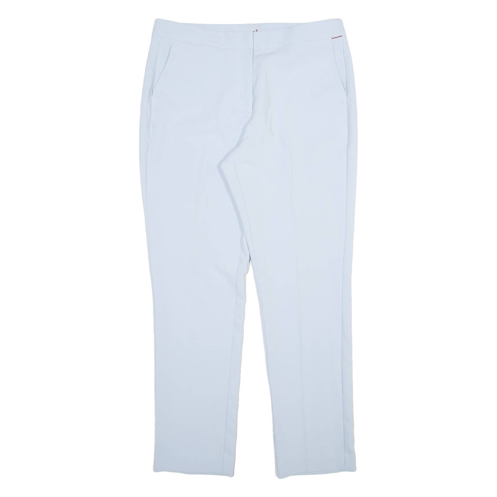TOMMY HILFIGER Womens Trousers Blue Regular Straight W34 L31