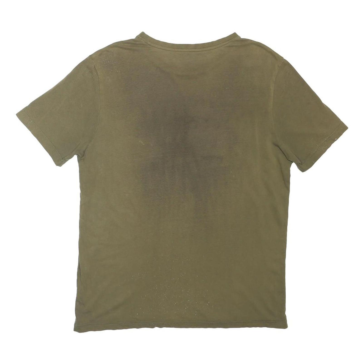 PUMA Mens Green Classic T-Shirt L Short Sleeve Crew Neck Cotton Blend