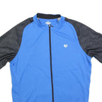 PEARL IZUMI Mens Blue & Black Cycling Jersey XL Short Sleeve Zip Neck