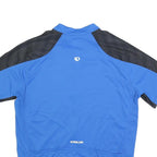 PEARL IZUMI Mens Blue & Black Cycling Jersey XL Short Sleeve Zip Neck