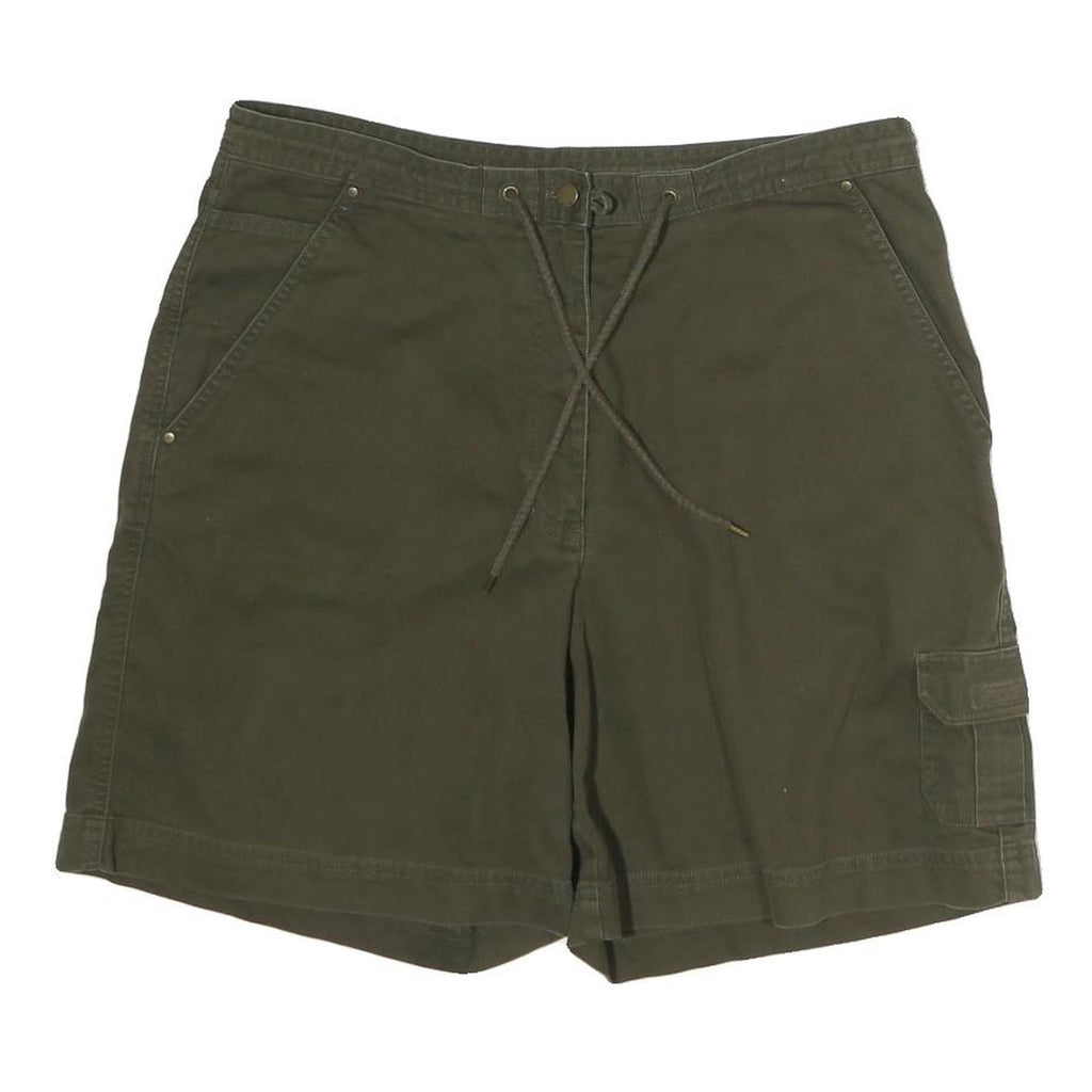 LAUREN RALPH LAUREN Womens Shorts Green Casual Cargo UK 12 W34 Cotton