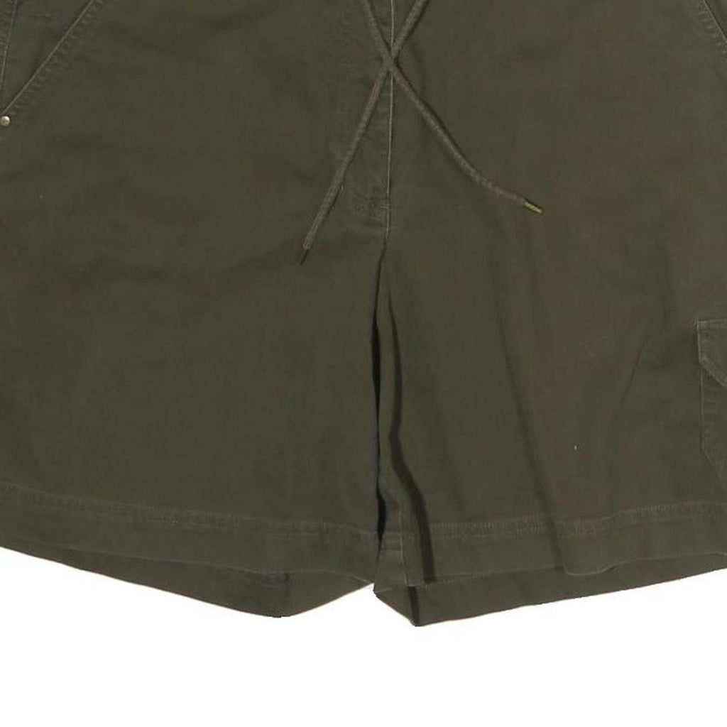 LAUREN RALPH LAUREN Womens Shorts Green Casual Cargo UK 12 W34 Cotton