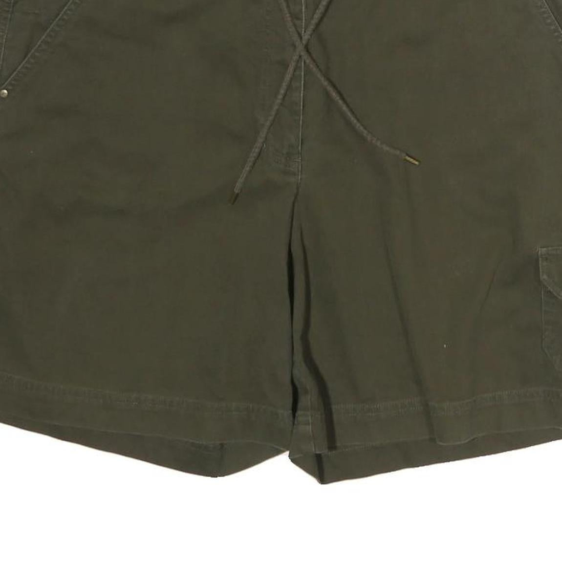 LAUREN RALPH LAUREN Womens Shorts Green Casual Cargo UK 12 W34 Cotton