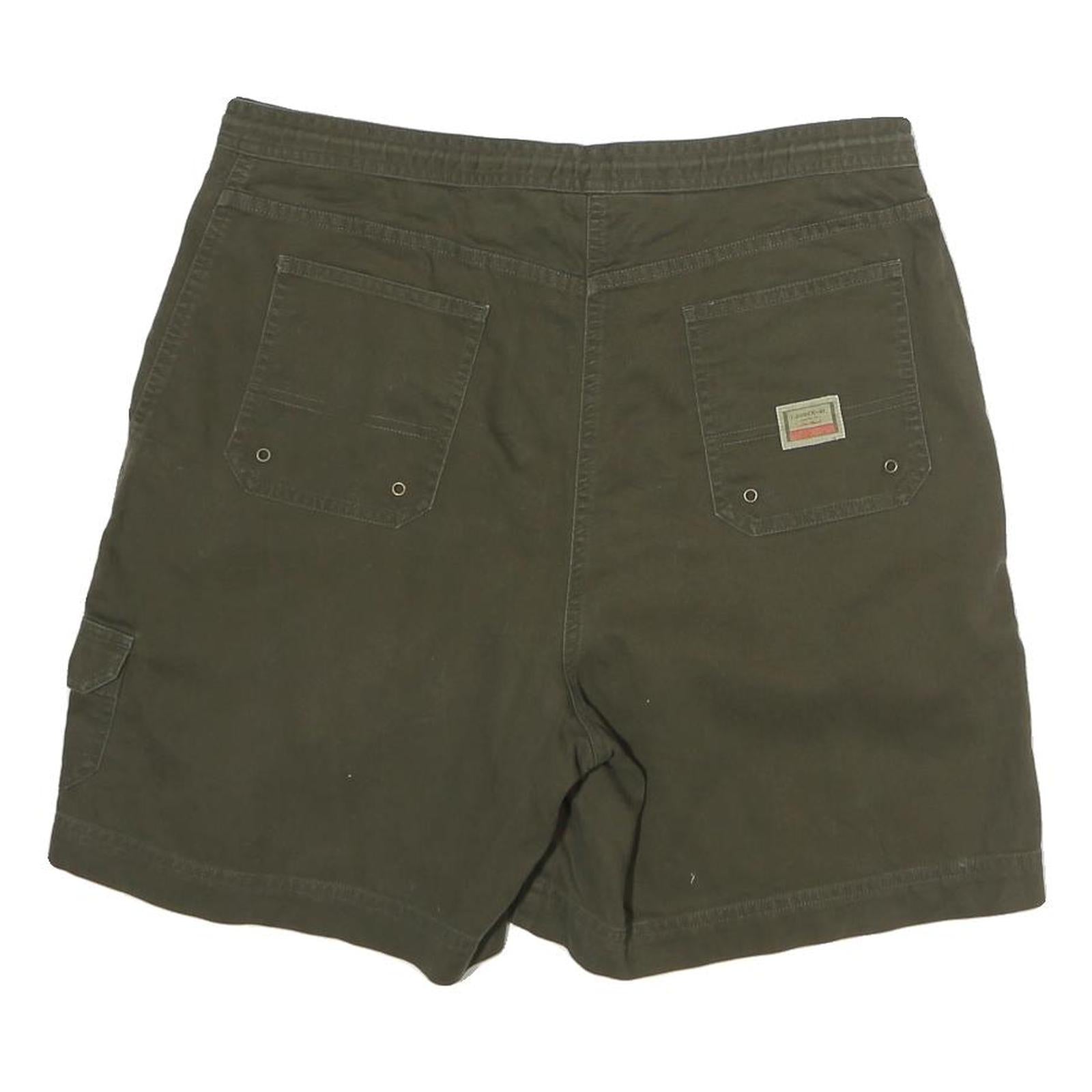LAUREN RALPH LAUREN Womens Shorts Green Casual Cargo UK 12 W34 Cotton