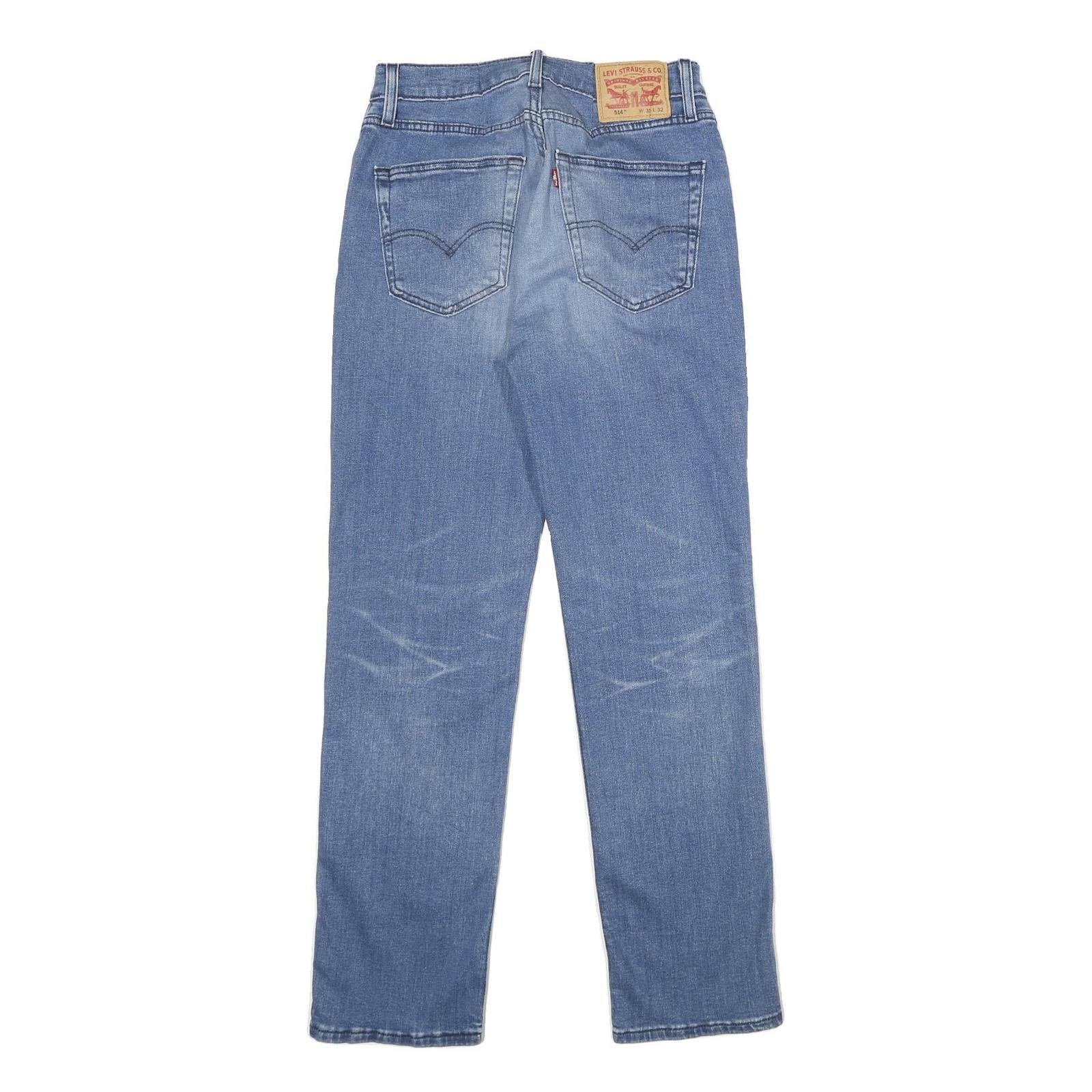 LEVI'S 514 Classic Mens Jeans Blue Classic Straight Denim Medium W31 L32