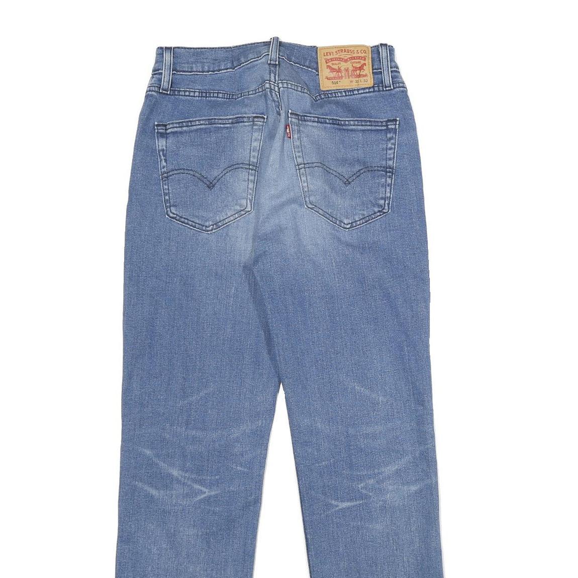 LEVI'S 514 Classic Mens Jeans Blue Classic Straight Denim Medium W31 L32