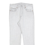 LEVI'S 501 BIG E Womens Jeans White Regular Straight Denim Raw W30 L28 Vintage