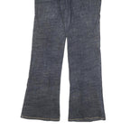 MICHAEL KORS Womens Dark Blue Regular Flared Denim Jeans W32 L33 Stylish Classic