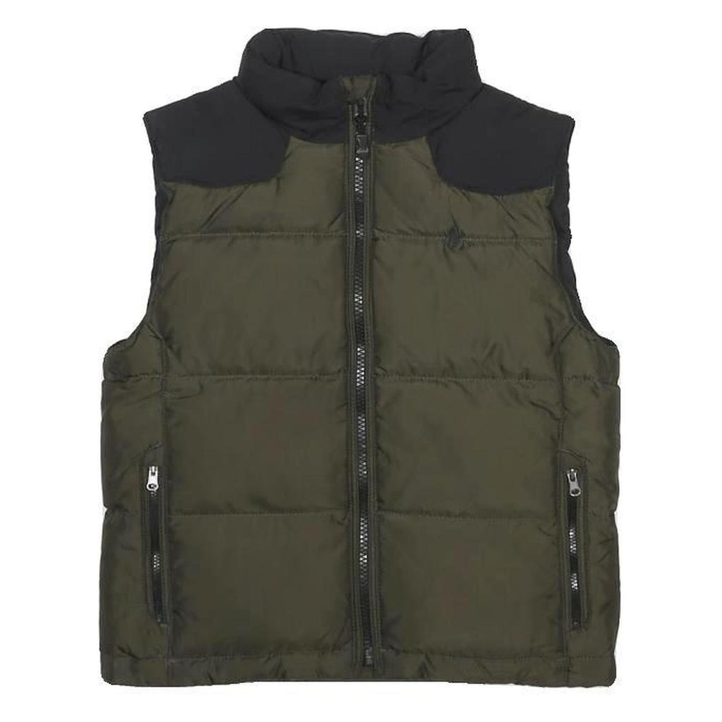POLO RALPH LAUREN Boys Green & Black Quilted Jacket 6Y Polyester Zip Puffer