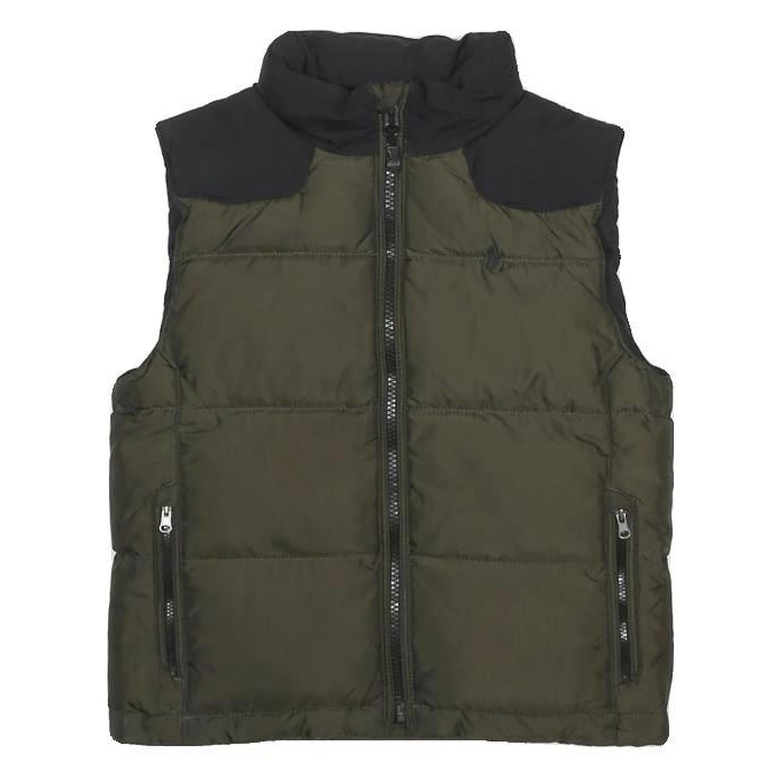 POLO RALPH LAUREN Boys Green & Black Quilted Jacket 6Y Polyester Zip Puffer