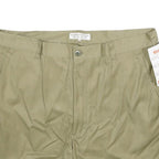 MIGROS Mens Shorts Beige Casual Plain L W34 Summer Cotton Lightweight
