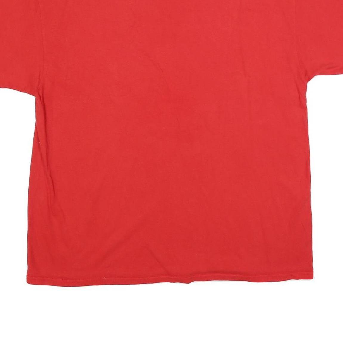 NFL Mens Red Chiefs Football Graphic T-Shirt XL Short Sleeve Crew Neck