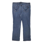 WHITE STUFF Womens Slim Fit Blue Denim Jeans W30 L24 Embroidered Pocket Detail
