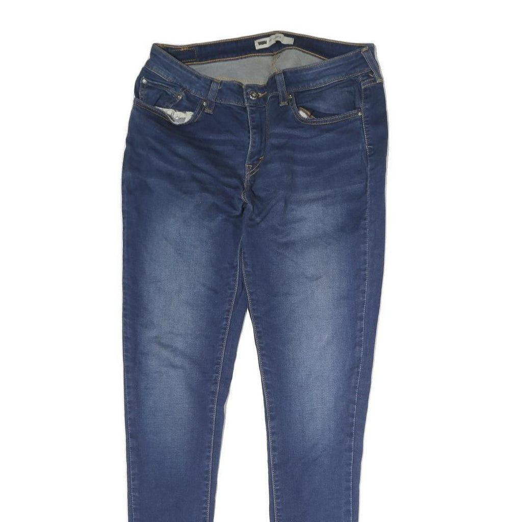LEVI'S 535 Womens Slim Blue Denim Slim Jeans W32 L31 Stylish Classic Cotton