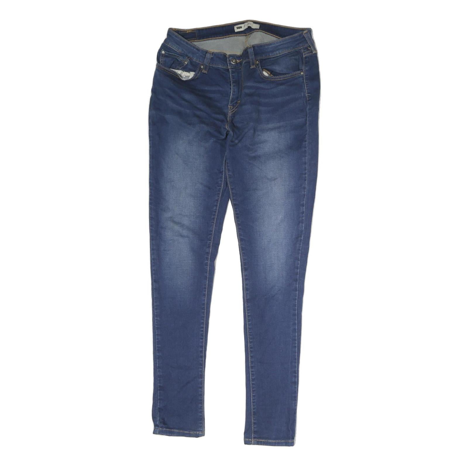 LEVI'S 535 Womens Slim Blue Denim Slim Jeans W32 L31 Stylish Classic Cotton
