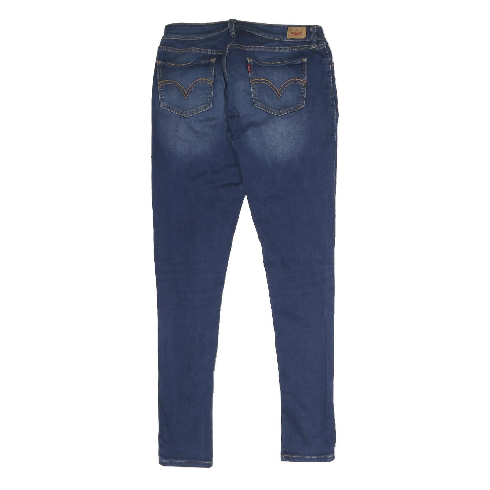 LEVI'S 535 Womens Slim Blue Denim Slim Jeans W32 L31 Stylish Classic Cotton