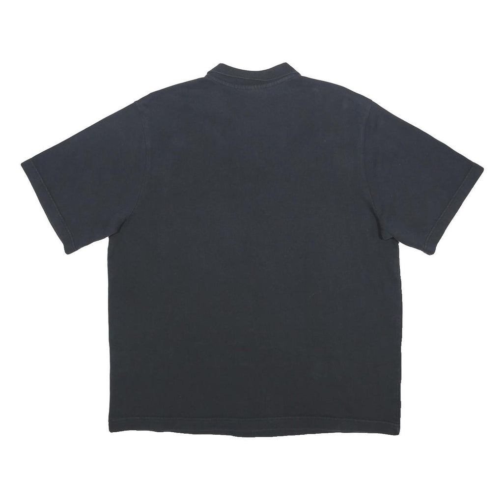 NIKE Womens Black Polo Shirt S Cotton Short Sleeve Classic Logo