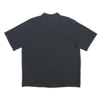NIKE Womens Black Polo Shirt S Cotton Short Sleeve Classic Logo