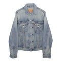 LEVI'S Mens Blue Denim Jacket S Cotton Classic Button Closure Casual