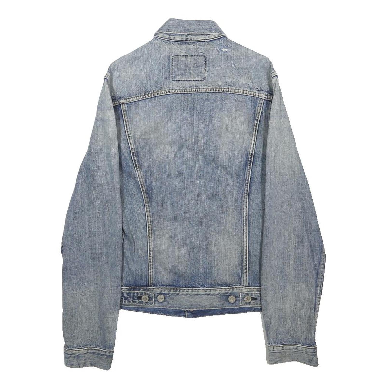 LEVI'S Mens Blue Denim Jacket S Cotton Classic Button Closure Casual