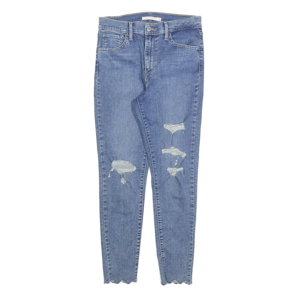 LEVI'S Womens 720 Slim Skinny Denim Jeans Light Blue Cotton Blend W29 L28