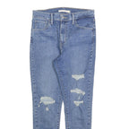 LEVI'S Womens 720 Slim Skinny Denim Jeans Light Blue Cotton Blend W29 L28