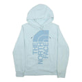 THE NORTH FACE Womens Blue Hoodie S Cotton Blend Pullover Casual Lightweight