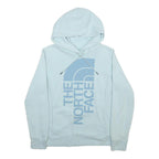 THE NORTH FACE Womens Blue Hoodie S Cotton Blend Pullover Casual Lightweight