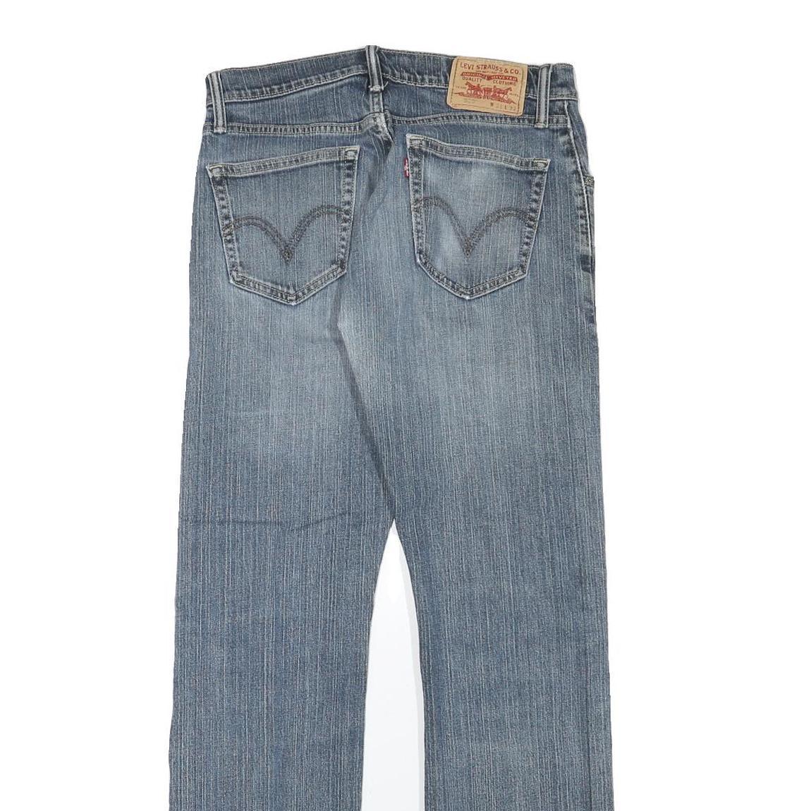 LEVI'S 505 Mens Jeans Blue Regular Straight Denim Medium W30 L31 Classic Cotton