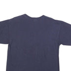 NFL Mens Navy Blue Tom Brady Graphic T-Shirt L Short Sleeve Crew Neck