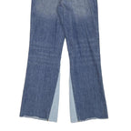 SANDRO Womens Relaxed Jeans Blue Denim Cotton Blend W24 L28 Patch Detail