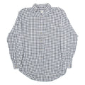 HAPPY LIFE Mens Shirt Black Check Long Sleeve S