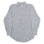 HAPPY LIFE Mens Shirt Black Check Long Sleeve S