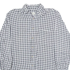 HAPPY LIFE Mens Shirt Black Check Long Sleeve S