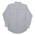 HAPPY LIFE Mens Shirt Black Check Long Sleeve S