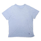 POLO RALPH LAUREN Mens Light Blue Crew Neck Short Sleeve T-Shirt L Cotton Blend