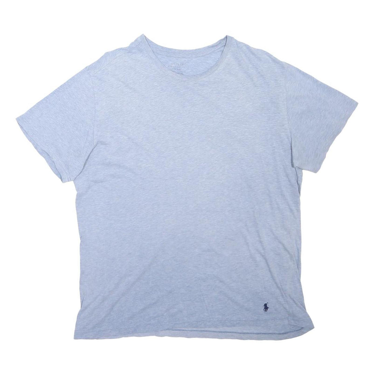POLO RALPH LAUREN Mens Light Blue Crew Neck Short Sleeve T-Shirt L Cotton Blend