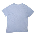 POLO RALPH LAUREN Mens Light Blue Crew Neck Short Sleeve T-Shirt L Cotton Blend