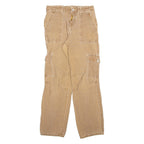 DICKIES Cargo Womens Trousers Beige Regular Straight W29 L28