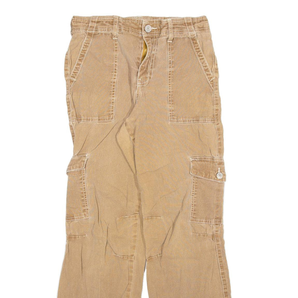 DICKIES Cargo Womens Trousers Beige Regular Straight W29 L28