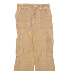 DICKIES Cargo Womens Trousers Beige Regular Straight W29 L28