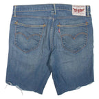 LEVI'S 519 Womens Denim Shorts Blue Slim M W34