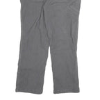 CARHARTT Mens Relaxed Cotton Blend Grey Trousers W34 L30 Workwear Zip Closure