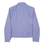 PENDLETON Womens Blue Wool Jacket UK 10 Classic Fit Button Closure Plain