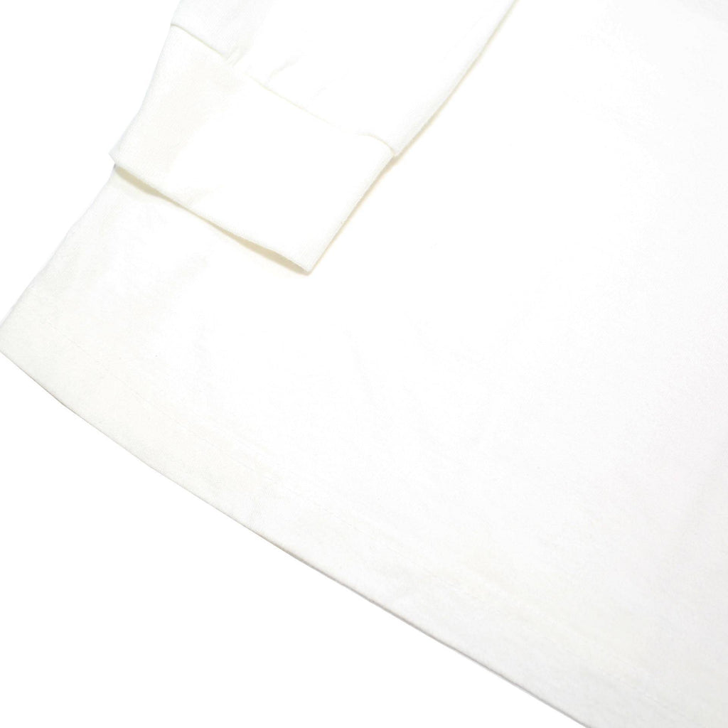 DICKIES Mens White Long Sleeve Crew Neck Cotton Blend T-Shirt XL Pocket
